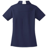Ladies Side Blocked Micropique Sport - Wick Polo True Navy/White X - Small Polos/Knits