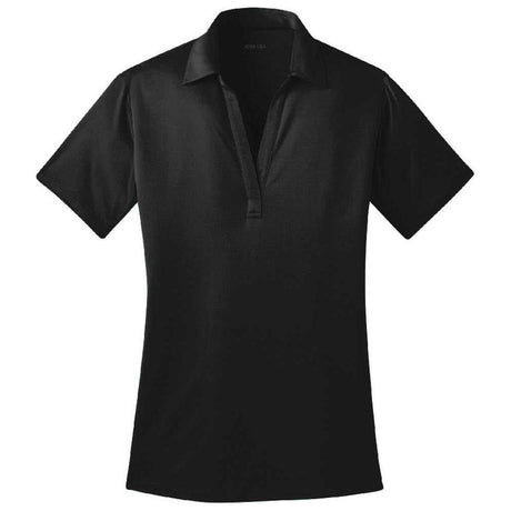 Ladies Silk Touch Performance Polo's in 16 Colors - Sizes XS - 4XL Black XS