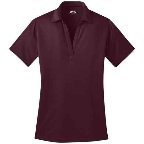 Ladies Silk Touch Performance Polo's in 16 Colors - Sizes XS - 4XL Maroon XS