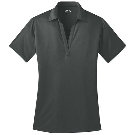 Ladies Silk Touch Performance Polo's in 16 Colors - Sizes XS - 4XL Steel Grey XS