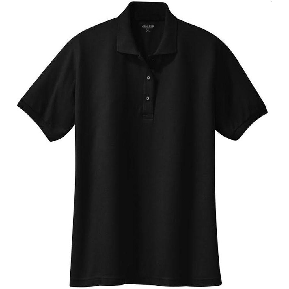 Ladies Silk Touch Polo Black X - Small Polos/Knits