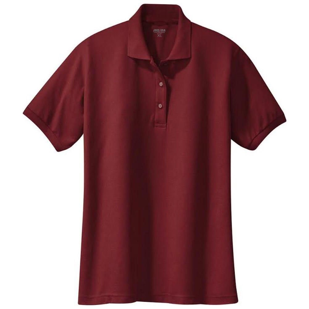 Ladies Silk Touch Polo Burgundy X - Small Polos/Knits