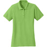 Ladies Silk Touch Polo Lime Green X - Small Polos/Knits