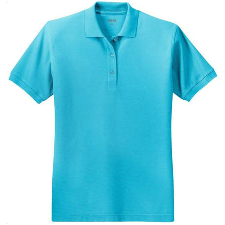 Ladies Silk Touch Polo Maui Blue X - Small Polos/Knits