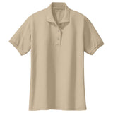 Ladies Silk Touch Polo Steel Grey X - Small Polos/Knits