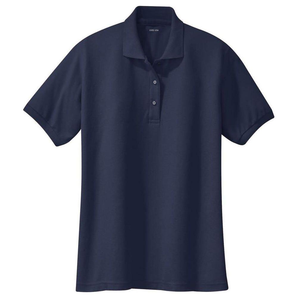 Ladies Silk Touch Polo True Navy X - Small Polos/Knits
