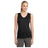 Ladies Sleeveless Competitor V - Neck Tee X - Small Black Tank Tops