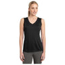 Ladies Sleeveless Competitor V - Neck Tee X - Small Black Tank Tops