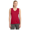 Ladies Sleeveless Competitor V - Neck Tee X - Small True Red Tank Tops