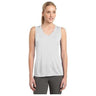 Ladies Sleeveless Competitor V - Neck Tee X - Small White Tank Tops