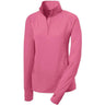 Ladies Sport - Wick Stretch 1/4 - Zip Pullover Dusty Rose X - Small