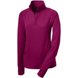 Ladies Sport - Wick Stretch 1/4 - Zip Pullover Dusty Rose X - Small