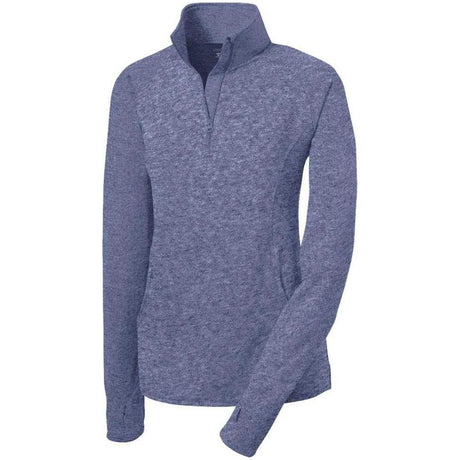 Ladies Sport - Wick Stretch 1/4 - Zip Pullover True Navy X - Small