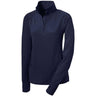 Ladies Sport - Wick Stretch 1/4 - Zip Pullover True Navy X - Small
