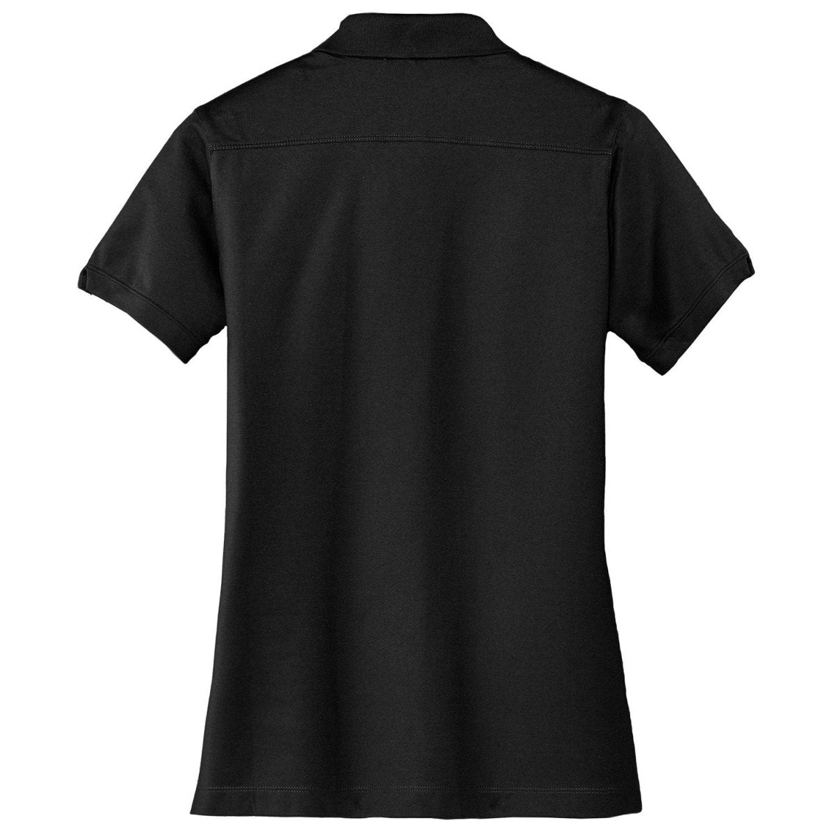 Ladies Stretch Pique Polo Black X - Small Women's