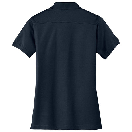 Ladies Stretch Pique Polo Dress Blue Navy X - Small Women's
