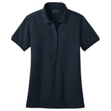 Ladies Stretch Pique Polo Dress Blue Navy X - Small Women's