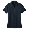 Ladies Stretch Pique Polo Dress Blue Navy X - Small Women's