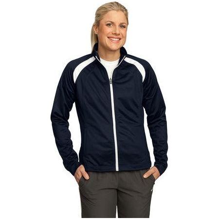 Ladies Tricot Track Jacket True Navy/White Medium Jackets