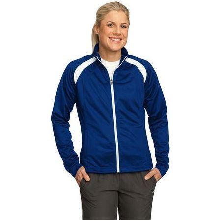 Ladies Tricot Track Jacket True Royal/White Medium Jackets