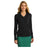 Ladies V - Neck Sweater X - Small Black