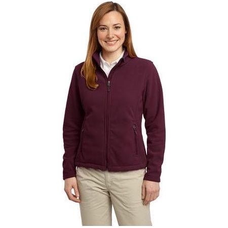 Ladies Value Fleece Jacket XS Maroon Fleece Jackets