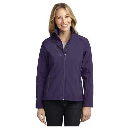 Ladies Welded Soft Shell Jacket Posh Purple 3X - Large Soft Shell Jackets