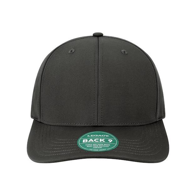 LEGACY Back Nine Cap - LEGACY B9A Black Adjustable Hats