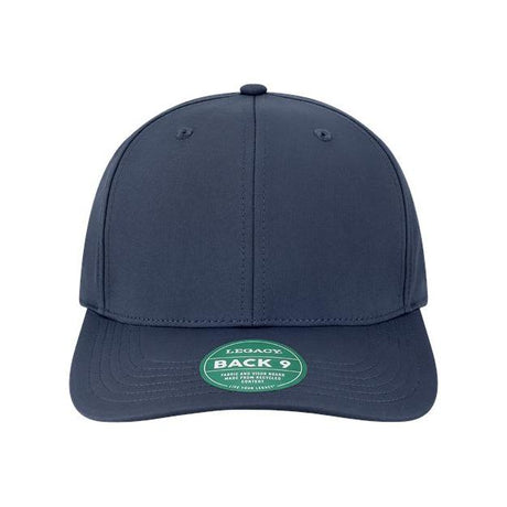 LEGACY Back Nine Cap - LEGACY B9A Navy Adjustable Hats