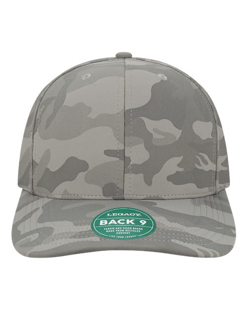 LEGACY Back Nine Cap - LEGACY B9A Storm Camo Adjustable Hats