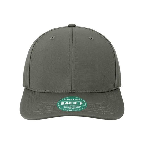 LEGACY Back Nine Cap - LEGACY B9A White Adjustable Hats