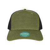 LEGACY Five - Panel Trucker Cap - LEGACY ROADIE Sawgrass Corduroy/ Brown Adjustable Caps