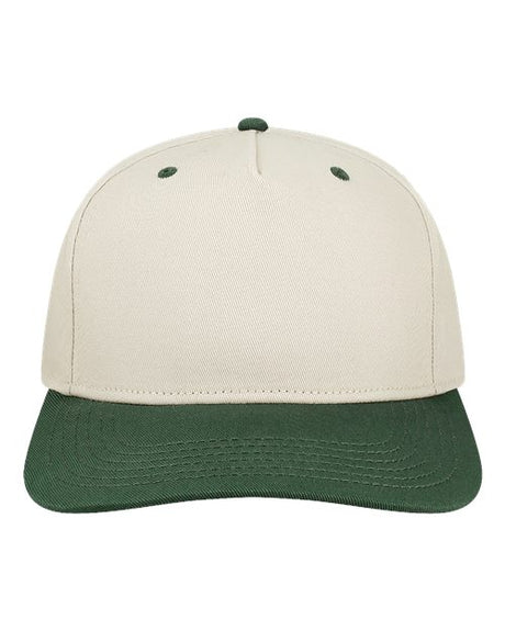 LEGACY Heritiage Twill Cap - LEGACY HTA Stone/ Dark Green Adjustable Caps