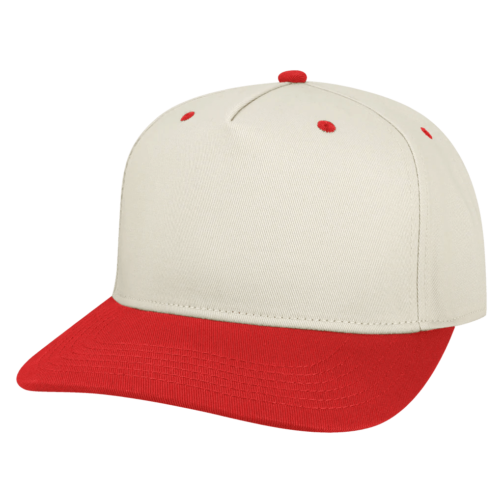 LEGACY Heritiage Twill Cap - LEGACY HTA Stone/Scarlet Adjustable Caps