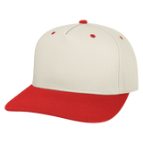 LEGACY Heritiage Twill Cap - LEGACY HTA Stone/Scarlet Adjustable Caps