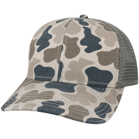 LEGACY Mid - Pro Snapback Trucker Cap - LEGACY MPS Grey Duck Camo Adjustable Trucker Caps