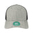 LEGACY Mid - Pro Snapback Trucker Cap - LEGACY MPS Melange Grey/ Black Adjustable Trucker Caps