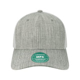 LEGACY Mid - Pro Snapback Trucker Cap - LEGACY MPS Melange Grey/ White Adjustable Trucker Caps