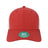 LEGACY Mid - Pro Snapback Trucker Cap - LEGACY MPS Melange Scarlet/ White Adjustable Trucker Caps