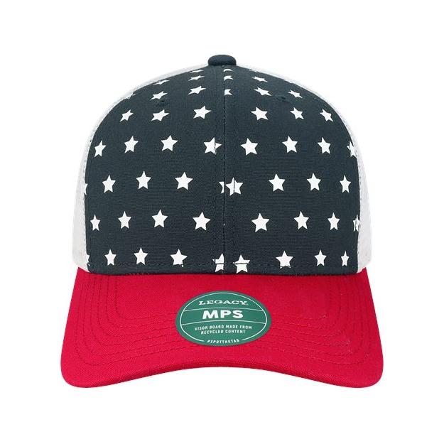 LEGACY Mid - Pro Snapback Trucker Cap - LEGACY MPS USA Adjustable Trucker Caps