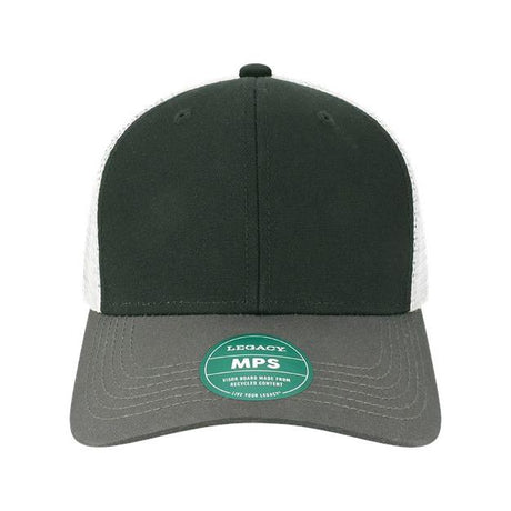 LEGACY Mid - Pro Snapback Trucker Cap - LEGACY MPS Yellow/ Marine/ White Adjustable Trucker Caps