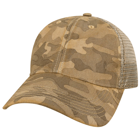 LEGACY OFA Old Favorite Trucker Cap | Low - Profile Snapback Hat Desert Field Camo Adjustable Caps