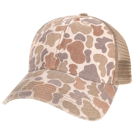 LEGACY OFA Old Favorite Trucker Cap | Low - Profile Snapback Hat Duck Camo Adjustable Caps