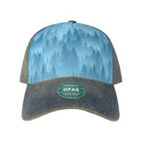 LEGACY Old Favorite Five - Panel Trucker Cap - LEGACY OFAFP Blue Pines Adjustable Caps