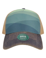 LEGACY Old Favorite Five - Panel Trucker Cap - LEGACY OFAFP Rolling Mountains Adjustable Caps