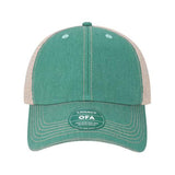 LEGACY Old Favorite Trucker Cap - LEGACY OFA Aqua/ Khaki Adjustable Caps