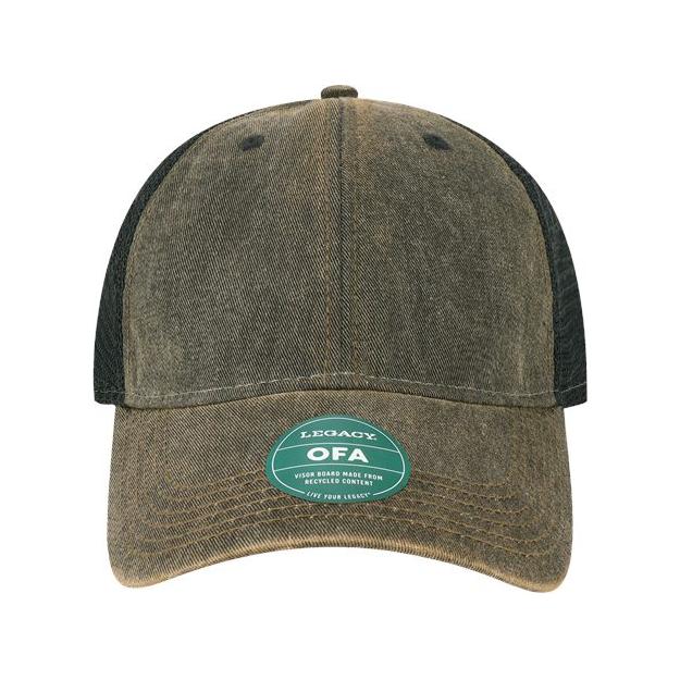 LEGACY Old Favorite Trucker Cap - LEGACY OFA Black/ Black Adjustable Caps