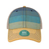 LEGACY Old Favorite Trucker Cap - LEGACY OFA Blue Stripe/ Khaki Adjustable Caps