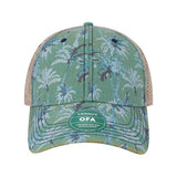 LEGACY Old Favorite Trucker Cap - LEGACY OFA Green Field Camo/ Java Adjustable Caps