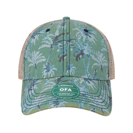 LEGACY Old Favorite Trucker Cap - LEGACY OFA Green Field Camo/ Java Adjustable Caps